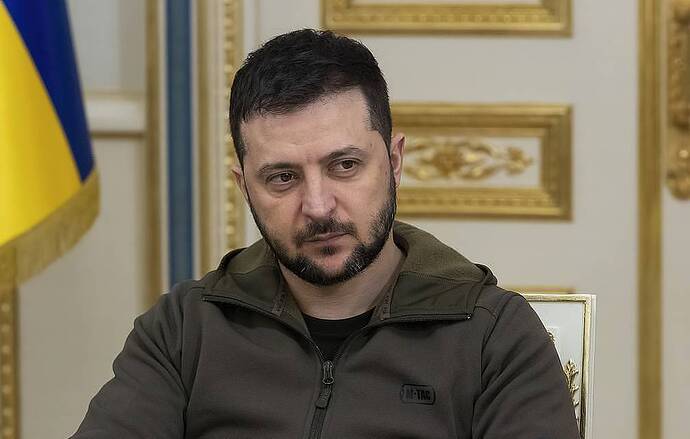 Tổng thống Ukraine Vladimir Zelensky Văn phòng báo chí của Tổng thống Ukraine qua AP