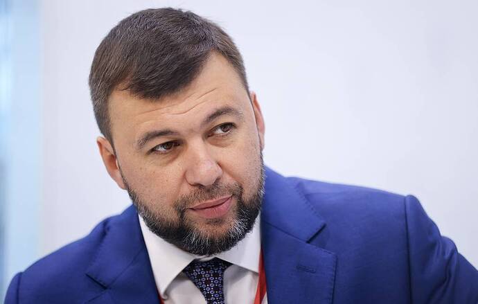 Lãnh đạo Cộng hòa Nhân dân Donetsk Denis Pushilin Peter Kovalev / TASS