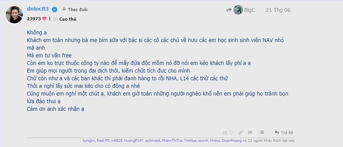 1. Đối tượng khách hàng