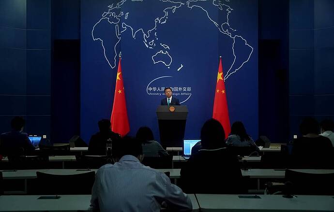 Người phát ngôn Bộ Ngoại giao Trung Quốc Zhao Lijian EPA-EFE / WU HONG