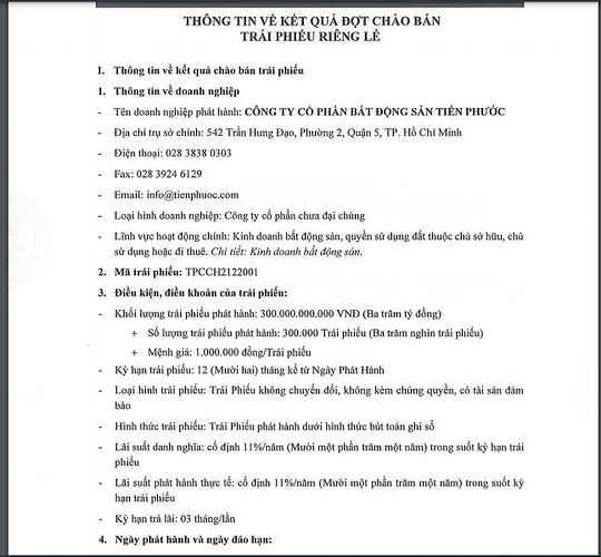 Tiến Phước dồn dập phát hành trái phiếu huy động vốn cho hai dự án 10.000 tỷ đồng ở Vũng Tàu