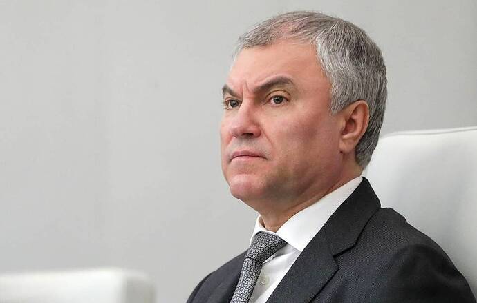 Diễn giả Đuma Quốc gia Nga Vyacheslav Volodin Dịch vụ báo chí của Đuma Quốc gia / TASS