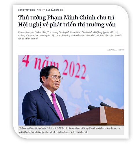 15. Ví von hay từ Thủ tướng Chính phủ