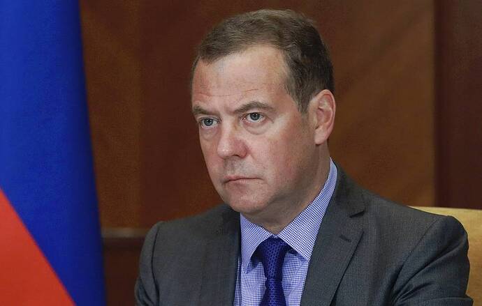 Phó Chủ tịch Hội đồng An ninh Nga Dmitry Medvedev Yulia Zyryanova / POOL / TASS