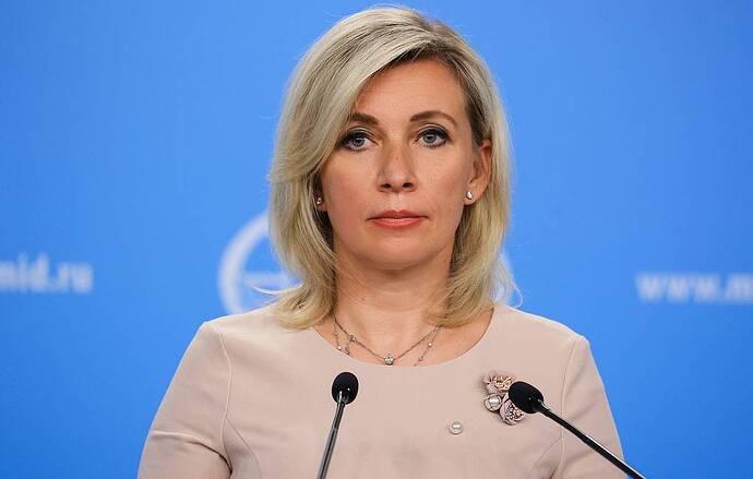 Người phát ngôn Bộ Ngoại giao Nga Maria Zakharova Bộ Ngoại giao Nga / TASS