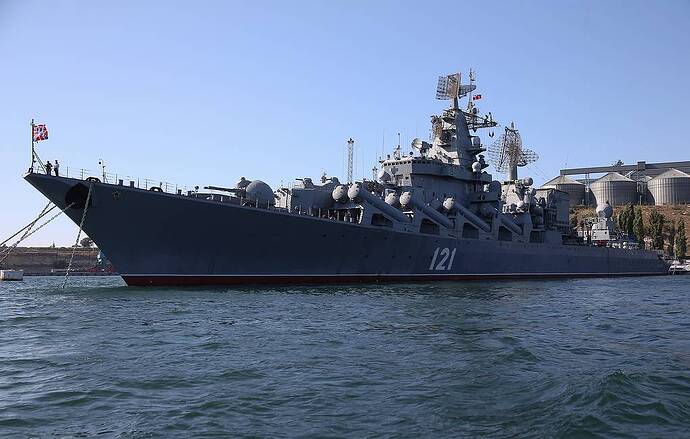 Tuần dương hạm tên lửa Moskva Anton Novoderezhkin / TASS