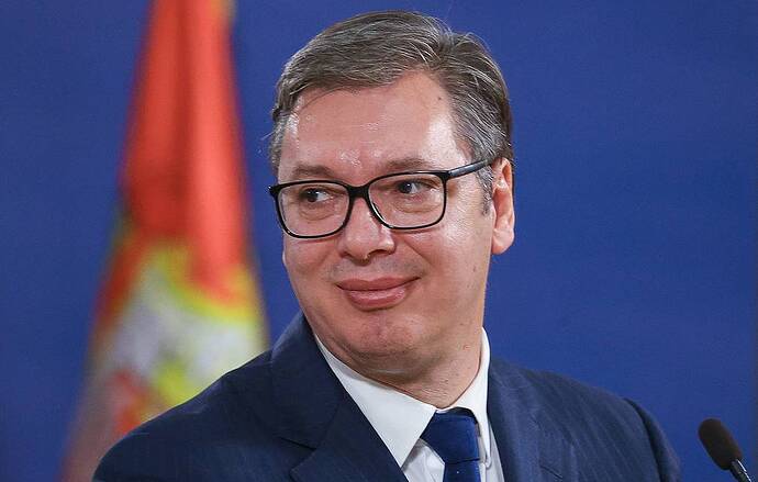 Tổng thống Serbia Aleksandar Vucic Bộ Ngoại giao Nga / TASS