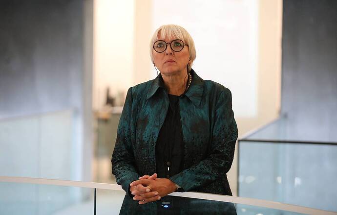 Bộ trưởng Văn hóa Đức Claudia Roth EPA-EFE / ABIR SULTAN