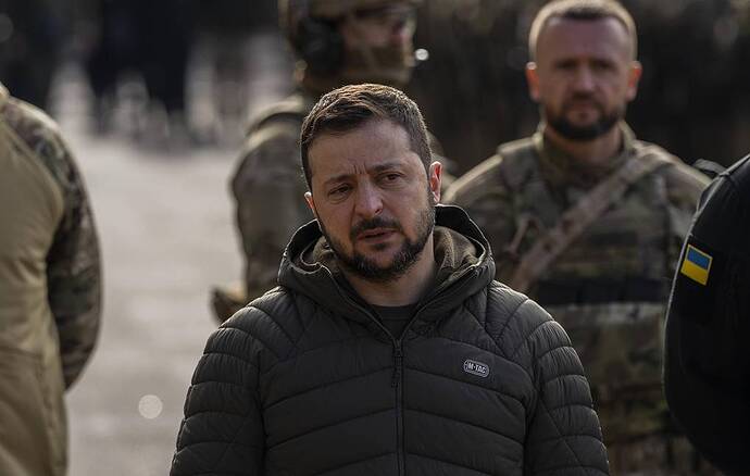 Tổng thống Ukraine Volodymyr Zelensky Ảnh AP/Bernat Armangue