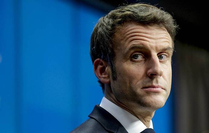 Tổng thống Pháp Emmanuel Macron EPA-EFE / OLIVIER HOSLET / POOL