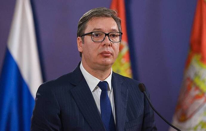 Tổng thống Serbia Aleksandar Vucic Dịch vụ báo chí của Bộ Ngoại giao Liên bang Nga