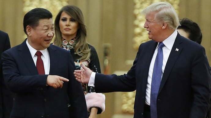 Ông Tập Cận Bình và ông Donald Trump.