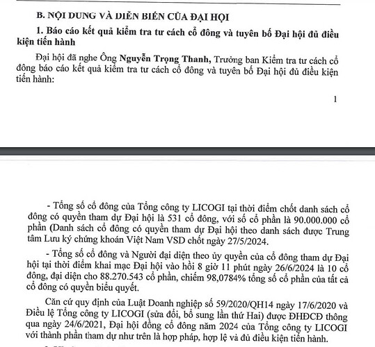 LIC cơ cấu cổ đông June 2024