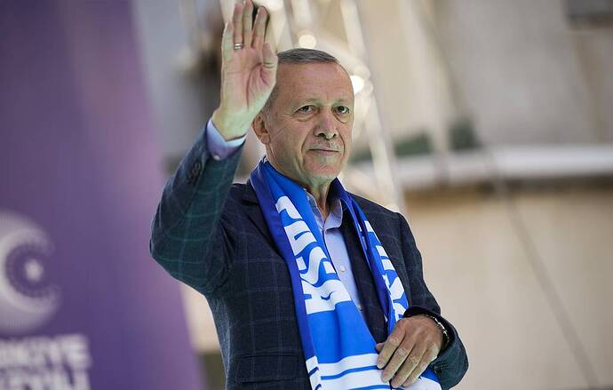 Tổng thống Thổ Nhĩ Kỳ Recep Tayyip Erdogan Ảnh AP/Emrah Gurel