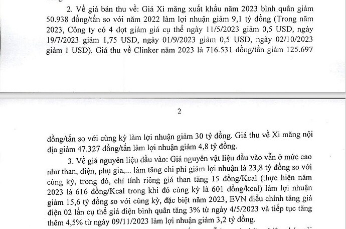 Việc EVN điều chỉnh tăng giá điện được Vicem Hoàng Mai liệt kê trong nhóm lý do khiến doanh nghiệp này lỗ nặng