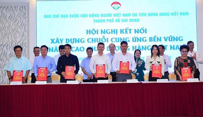 Lễ ký kết trong Chương trình Hợp tác kiểm soát chất lượng hàng hóa trên địa bàn TP.HCM.