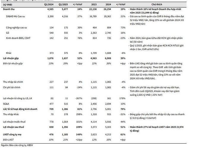 GVR - đẩy mạnh HĐKD cốt lõi, bức tranh còn sáng. (1) Tiềm năng lớn từ chuyển đổi đất cao su sang khu ...