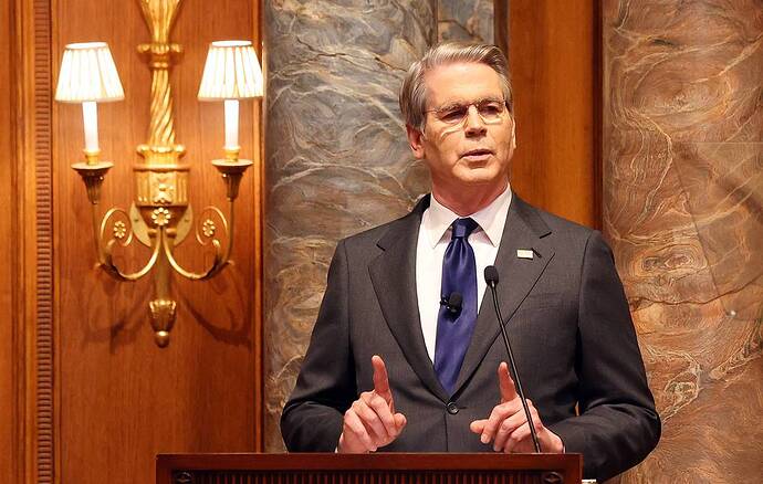 Bộ trưởng Tài chính Hoa Kỳ Scott Bessent (Ảnh: Richard Rodriguez/Getty Images)