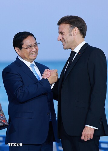 Thủ tướng và Phu nhân tham dự chiêu đãi của Tổng thống Pháp Emmanuel Macron - 3