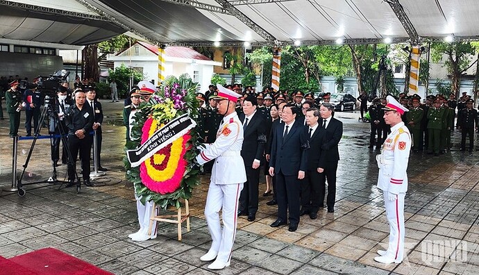 Cử hành trọng thể Lễ viếng nguyên Chủ tịch nước Trần Đức Lương