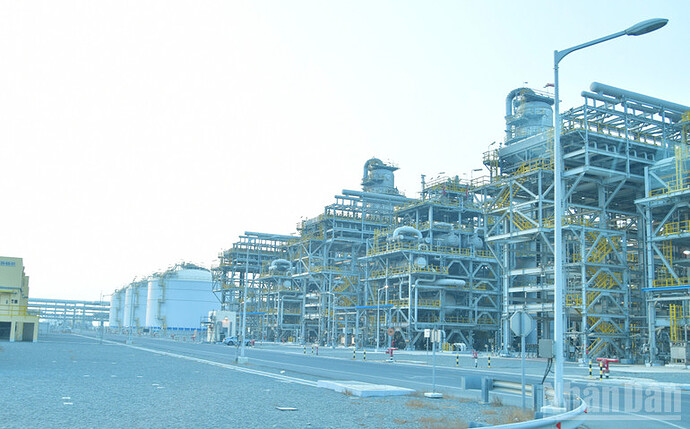 Tổ hợp lọc hóa dầu Al‑Zour. (Ảnh: THANH GIANG)