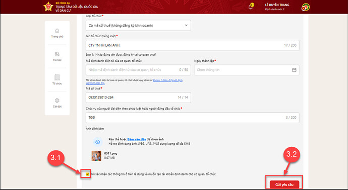 Chưa đến 3 tuần nữa, chủ doanh nghiệp phải làm ngay việc này trên VNeID nếu không sẽ bị từ chối giải quyết hồ sơ thủ tục hành chính- Ảnh 5. Chưa đến 3 tuần nữa, chủ doanh nghiệp phải làm ngay việc này trên VNeID nếu không sẽ bị từ chối giải quyết hồ sơ thủ tục hành chính- Ảnh 5.