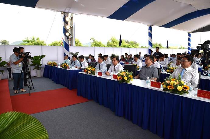 Phó Thủ tướng Chính phủ Hồ Đức Phớc dự Lễ khánh thành dự án thành phần đường cao tốc đoạn Vân Phong - Nha Trang. Ảnh: VGP/Trần Mạnh.