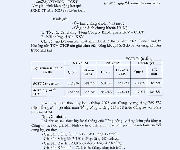 6T ĐẦU NĂM 2025
