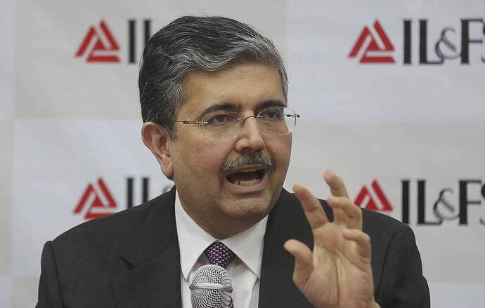 Chủ ngân hàng giàu nhất châu Á và giám đốc điều hành của Kotak Mahindra Bank Uday Kotak Rafiq Maqbool/AP