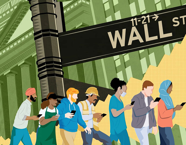 Người thu nhập thấp ở Mỹ đổ xô đi chơi chứng khoán- Ảnh 1. Người thu nhập thấp ở Mỹ đổ xô đi chơi chứng khoán- Ảnh 1.