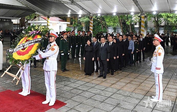 Cử hành trọng thể Lễ viếng nguyên Chủ tịch nước Trần Đức Lương