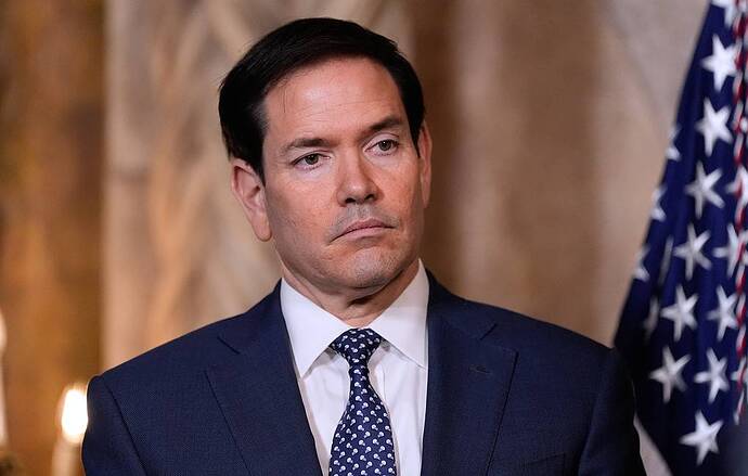 Ngoại trưởng Mỹ Marco Rubio (Ảnh AP/Alex Brandon)