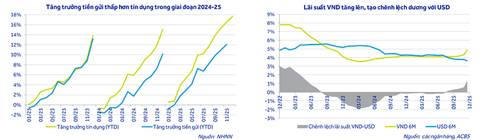 Dự báo lãi suất tiền gửi, cho vay năm 2026 - Ảnh 1.