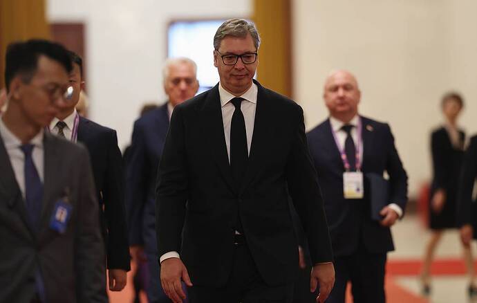 Tổng thống Serbia Aleksandar Vucic Lintao Zhang/Getty Images