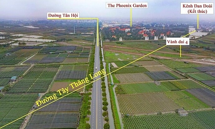 Hà Nội: Sắp triển khai tuyến đường Tây Thăng Long