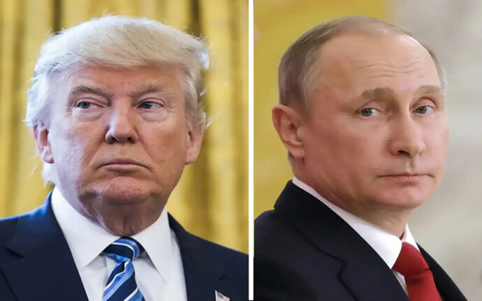 Tổng thống Mỹ Donald Trump và Tổng thống Nga Vladimir Putin. Ảnh: EPA, Sputnik