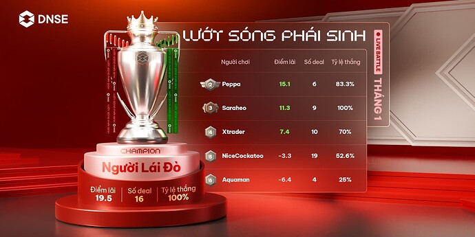 TOP 1 PHÁI SINH DNSE