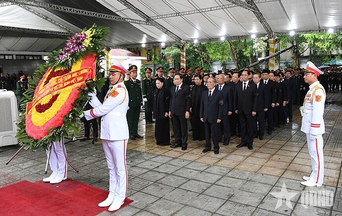 Cử hành trọng thể Lễ viếng nguyên Chủ tịch nước Trần Đức Lương