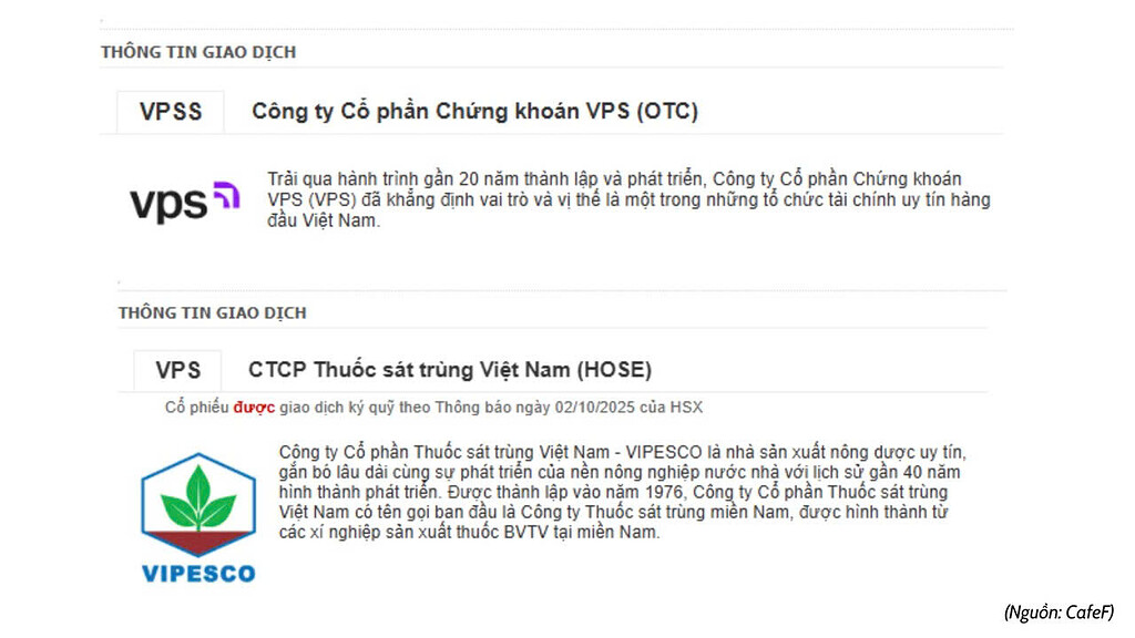 Sốc: Mua nhầm cổ phiếu IPO, nhà đầu tư "ôm" Thuốc Sát Trùng thay vì Chứng khoán VPS!