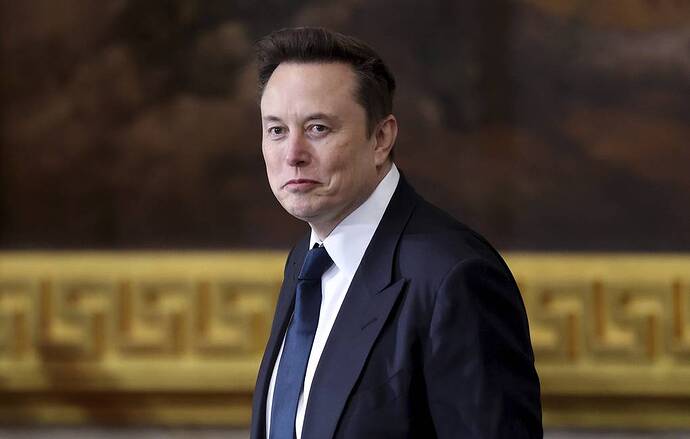 Elon Musk Kevin Lamarque/Pool Photo via AP, file
