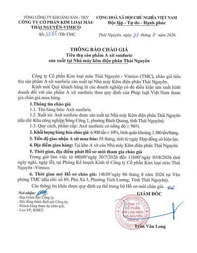 KL MAU THÁI NGUYÊN