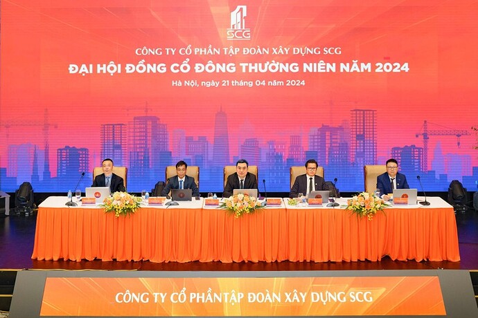 ĐHĐCĐ 2024 Tập đoàn Xây dựng SCG: Tiếp tục thi công các dự án có giá trị lên đến hàng “tỷ đô” trong 5 năm tới