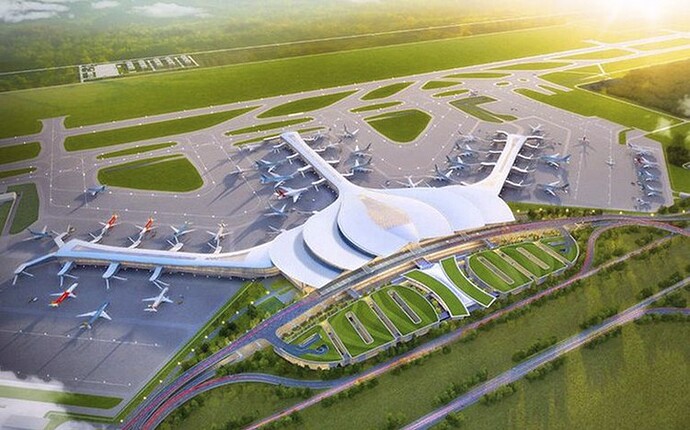 Phối cảnh Cảng hàng không quốc tế Long Thành