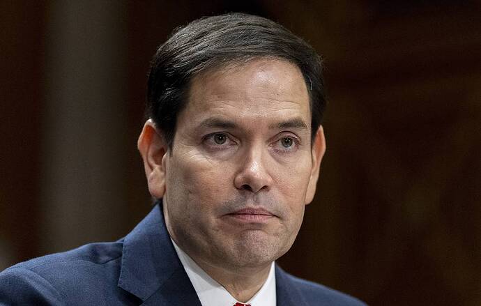 Ngoại trưởng Mỹ Marco Rubio (Ảnh AP/Alex Brandon)
