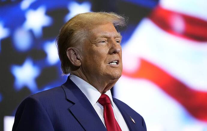 Tổng thống Hoa Kỳ Donald Trump Ảnh AP/Alex Brandon