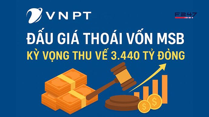 VNPT Đấu Giá Thoái Vốn MSB, Kỳ Vọng Thu Về 3.440 Tỷ Đồng