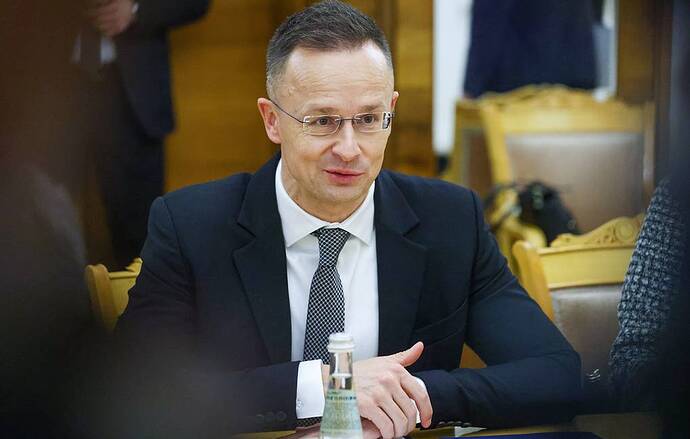 Bộ trưởng Ngoại giao Hungary Peter Szijjarto Sergey Karpukhin/TASS