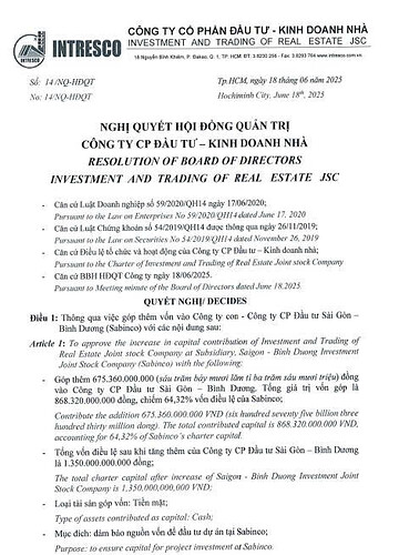 ITC khởi động Sabinco 02