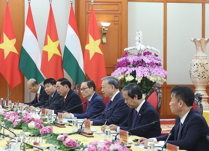 Tổng Bí thư Tô Lâm phát biểu. (Ảnh: Thống Nhất/TTXVN)