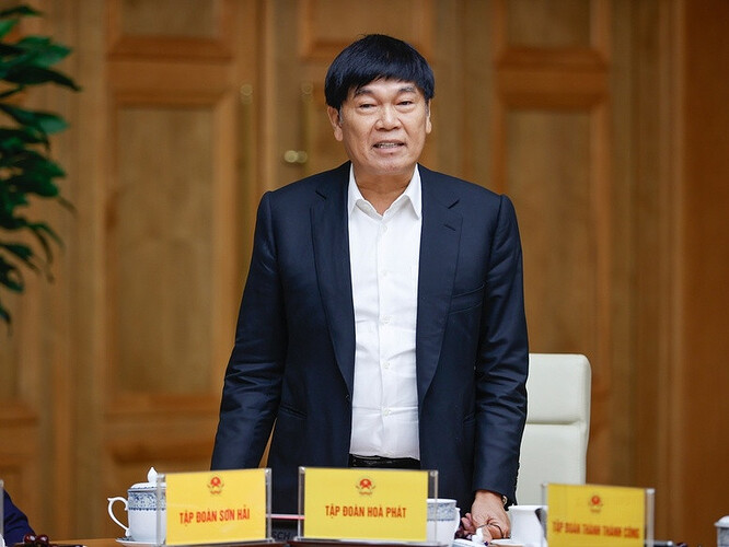 Tỷ phú Trần Đình Long muốn đầu tư nhà máy sản xuất ray đường sắt 10.000 tỷ đồng Tỷ phú Trần Đình Long muốn đầu tư nhà máy sản xuất ray đường sắt 10.000 tỷ đồng